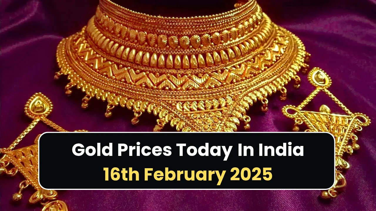 gold prices today on 16th feb 2025 in india